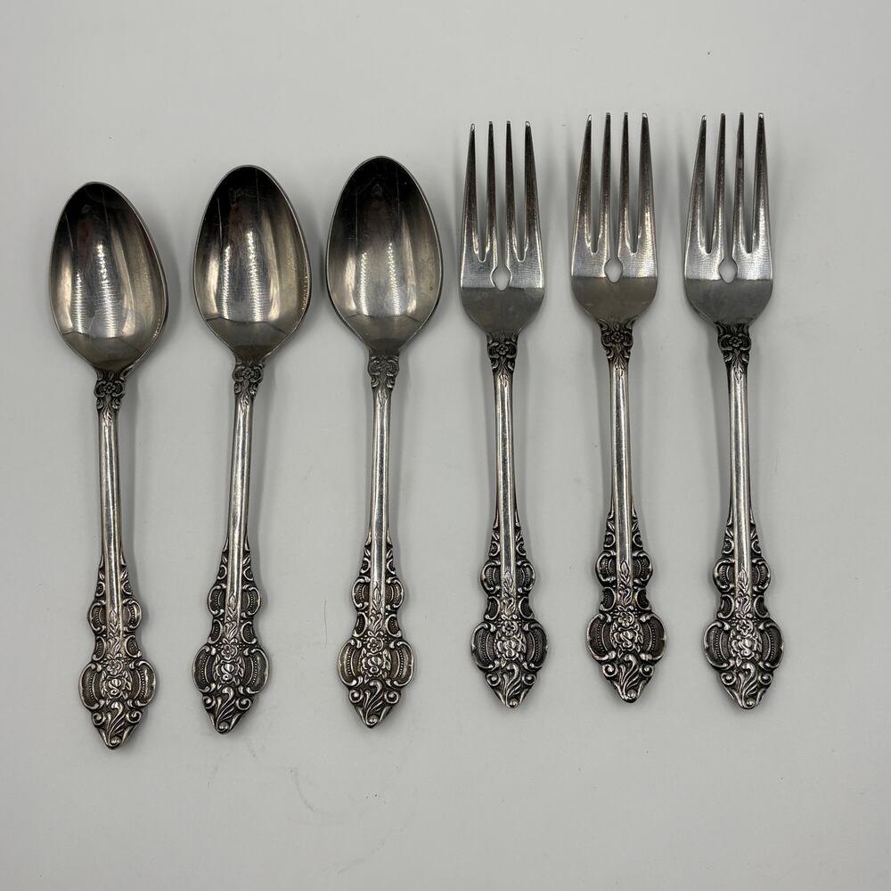 Oxford Hall Sutherland Lot 6 Pieces Forks Spoons Flatware Stainless Japan